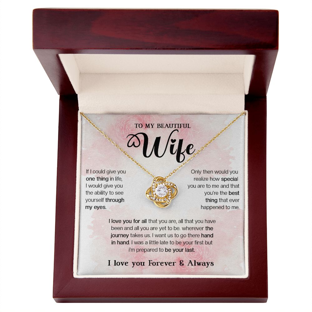 465A To My Wife Necklace, Xmas, Valentine Gifts For Her, Gift For Girlfriend Wife