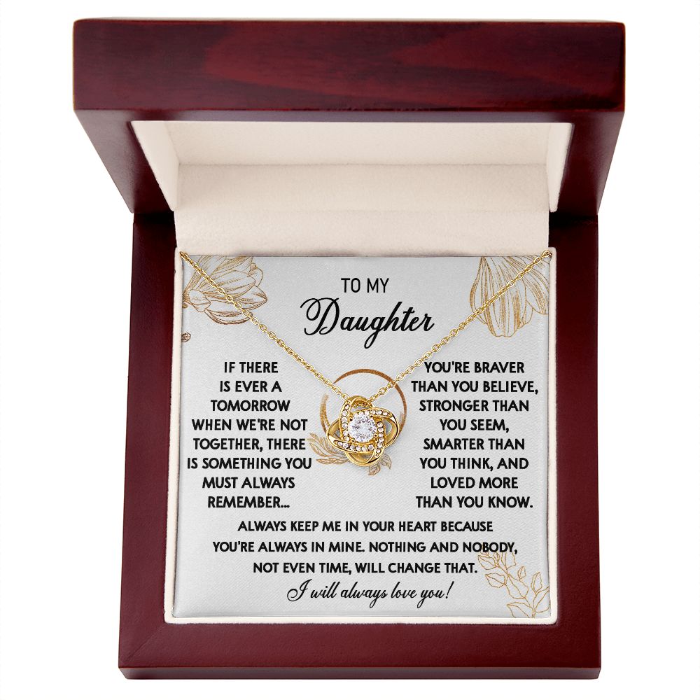111A To My Daughter Necklace, Daughter Gift From Dad, Mom, Xmas Gift, Birthday Gift