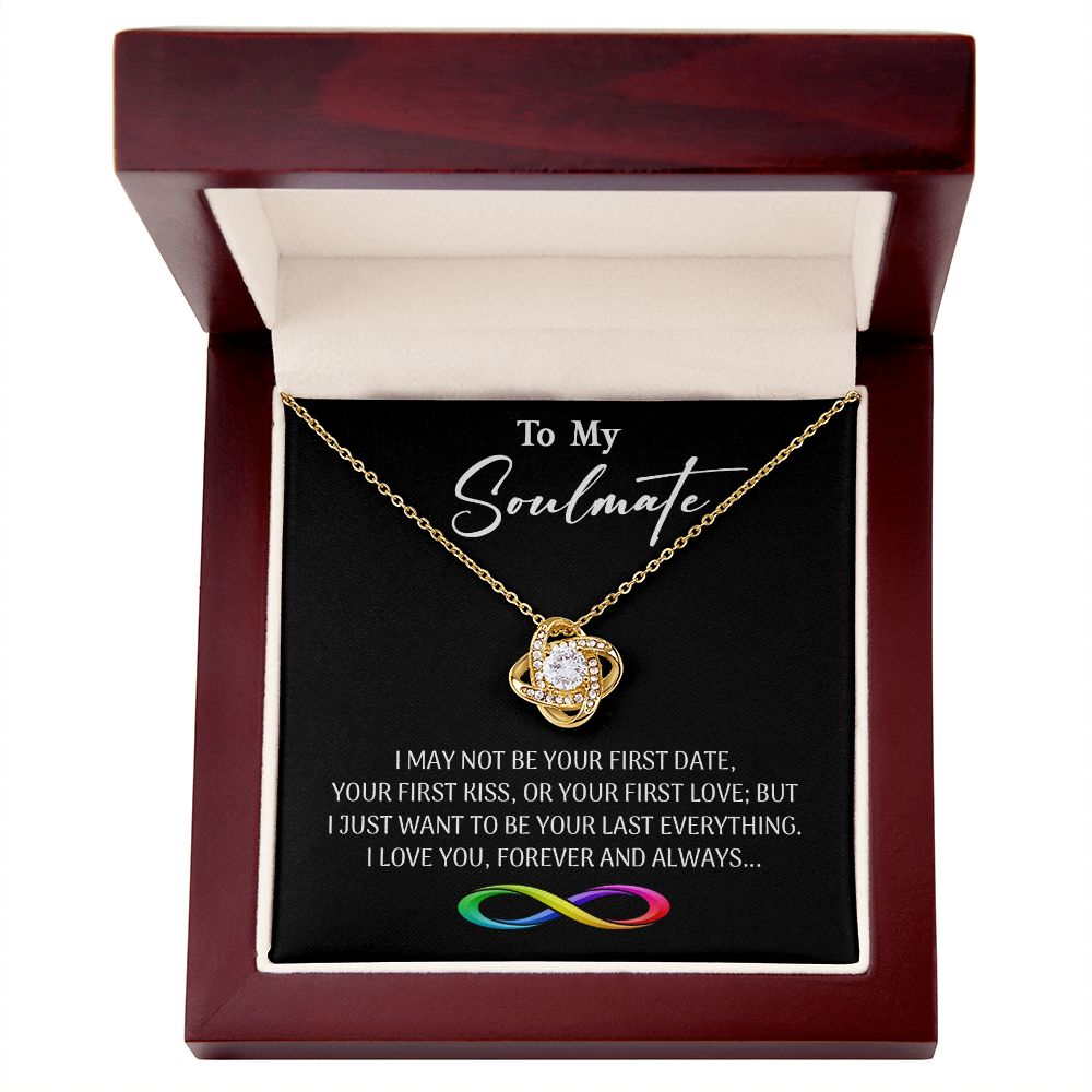 471A To My Soulmate Necklace, Gift for Wife, Girlfriend, Anniversary Gift, Xmas Gift