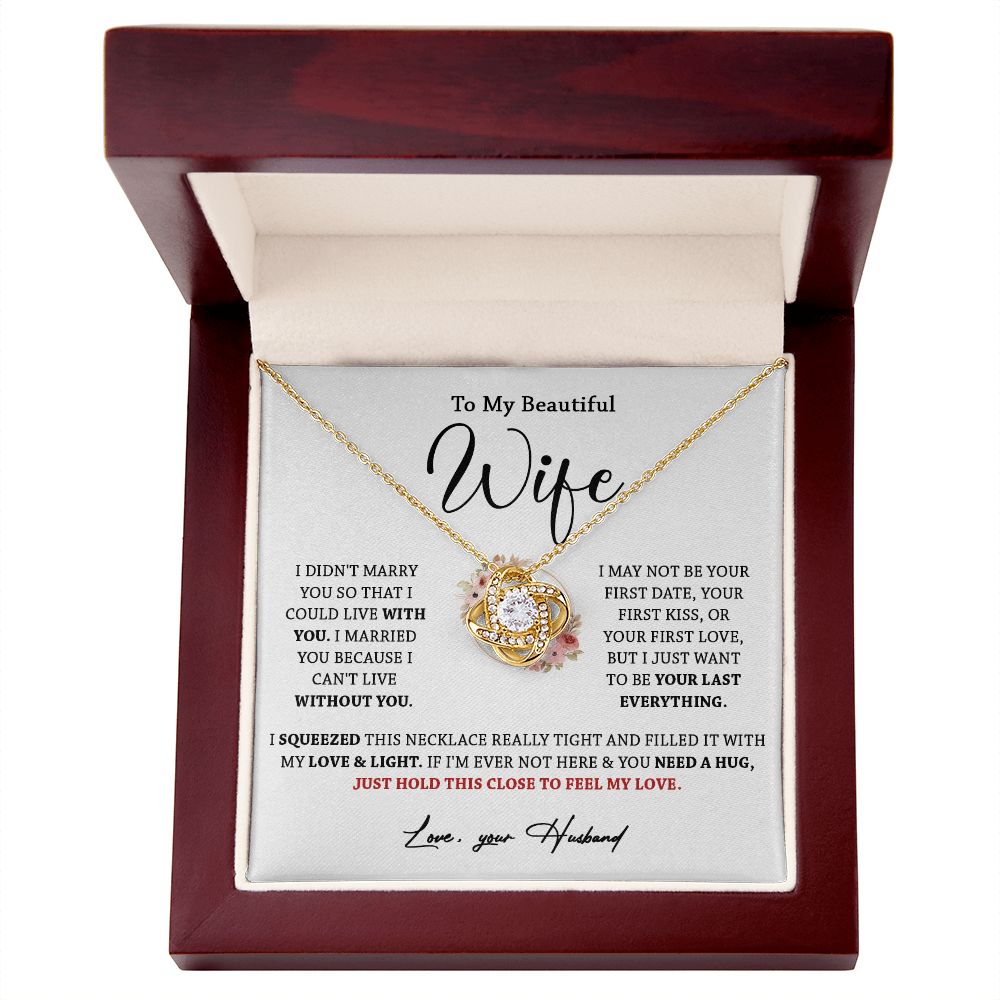 612A To My Wife Necklace, Gift For Wife, Valentines Gift For Wife, Necklace For Wife