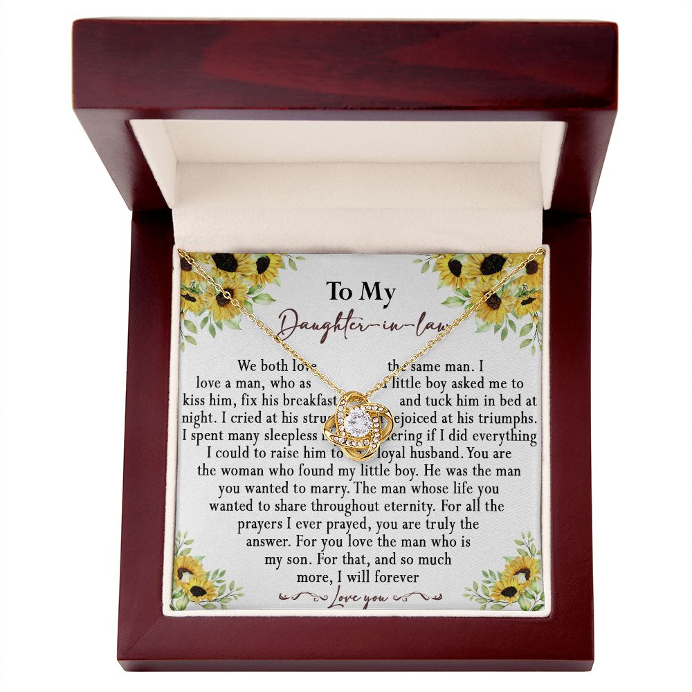 109A Daughter-in-law Necklace, Necklace For Women, To My Daughter-in-Law Necklace