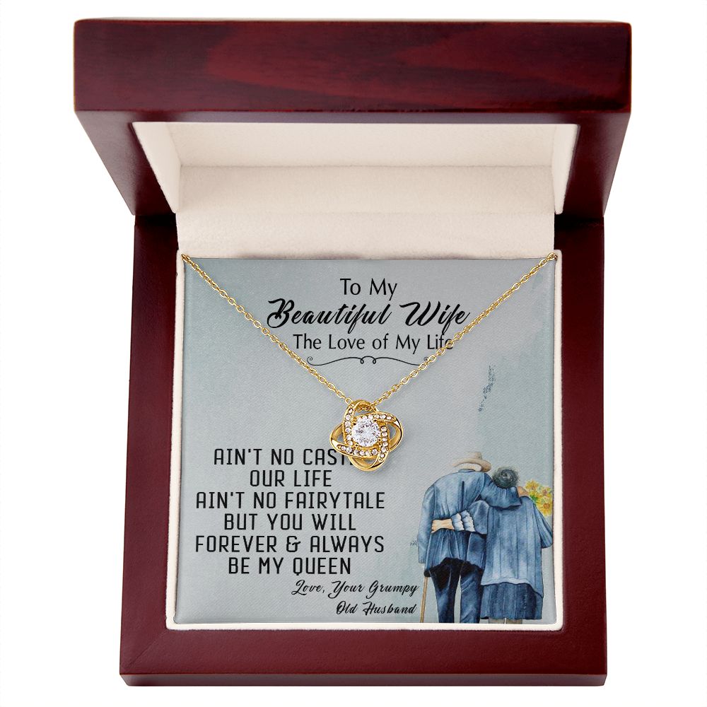 94A To My Beautiful Wife Necklace, Wife Necklace Gift from Husband, Gift Birthday