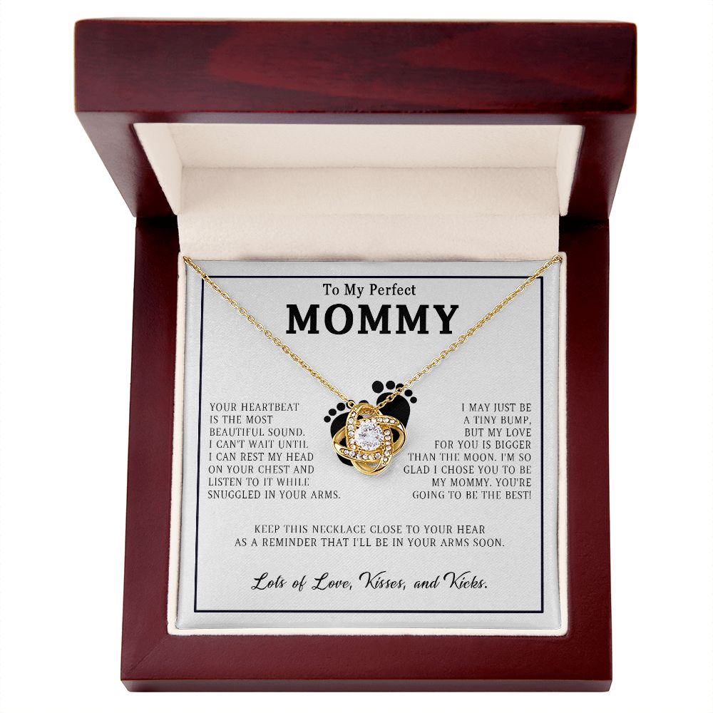 579A New Mom Necklace, Gift from Baby Bump, Baby Shower Party Gifts, Mother Necklace