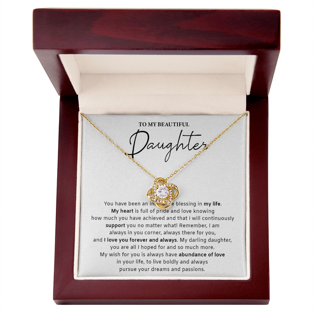 533A Daughter Gift from Mom Dad, Daughter Necklace Gift, Birthday Gift, Xmas Gifts