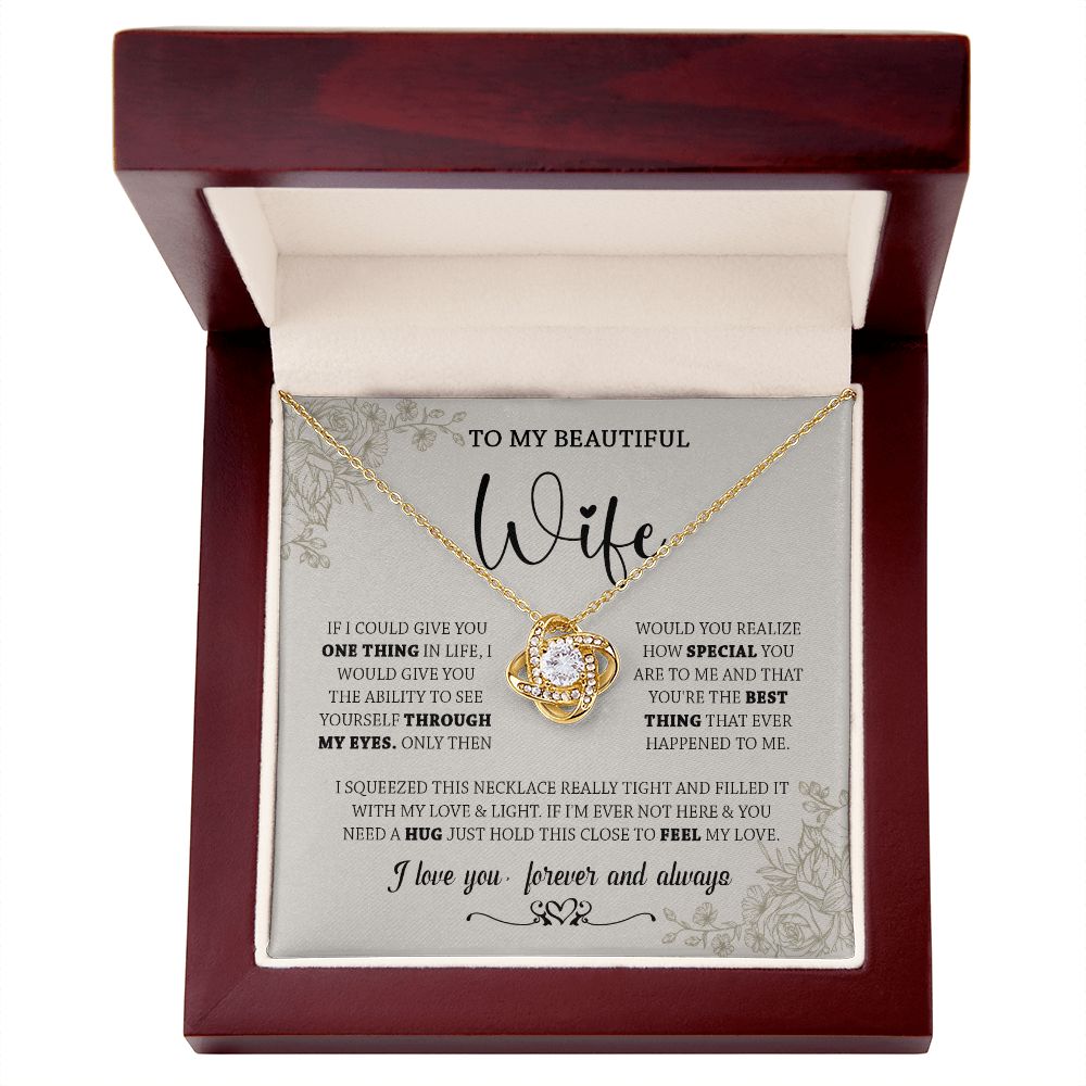 438A To My Wife Necklace, Gifts For Wife, Love Necklace Gifts For Wife From Husband