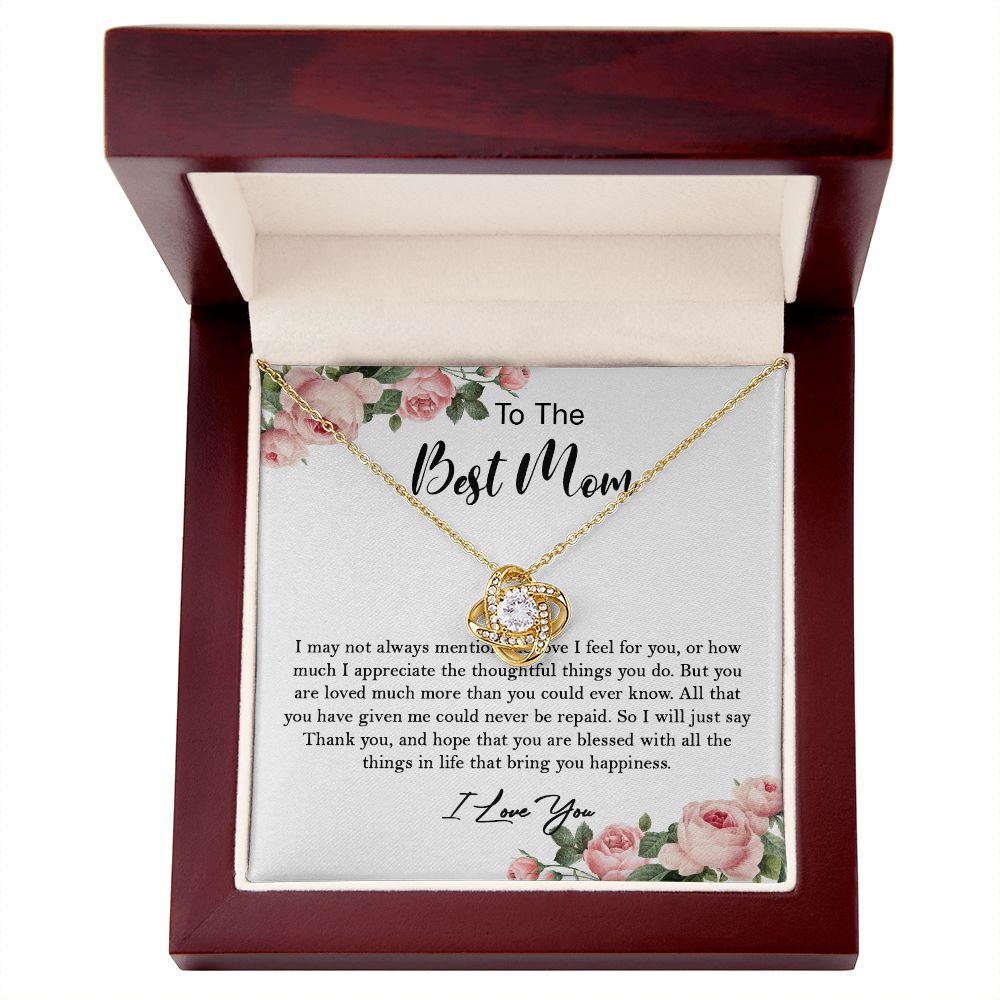 633A To My Mom Necklace,Mama, Birthday Gift From Son/Daughter For Birthday,I Love Mom