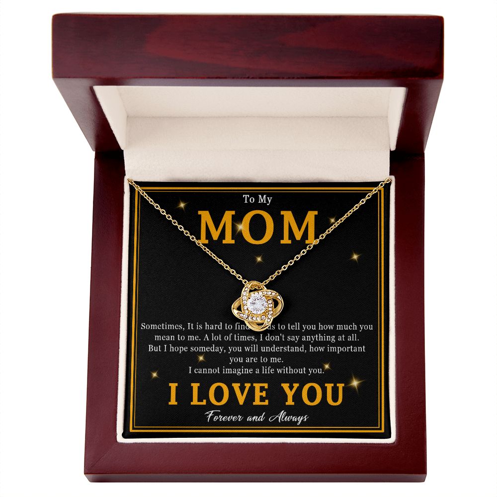 508A To My Mom Necklace, Mother Gift From Son Daughter, Birthday Gift for Mom, Mama