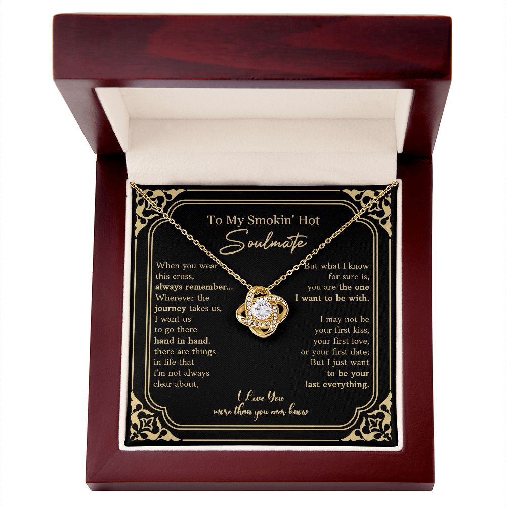 430A To My Soulmate Necklace Engagement Anniversary Gift for Her Birthday