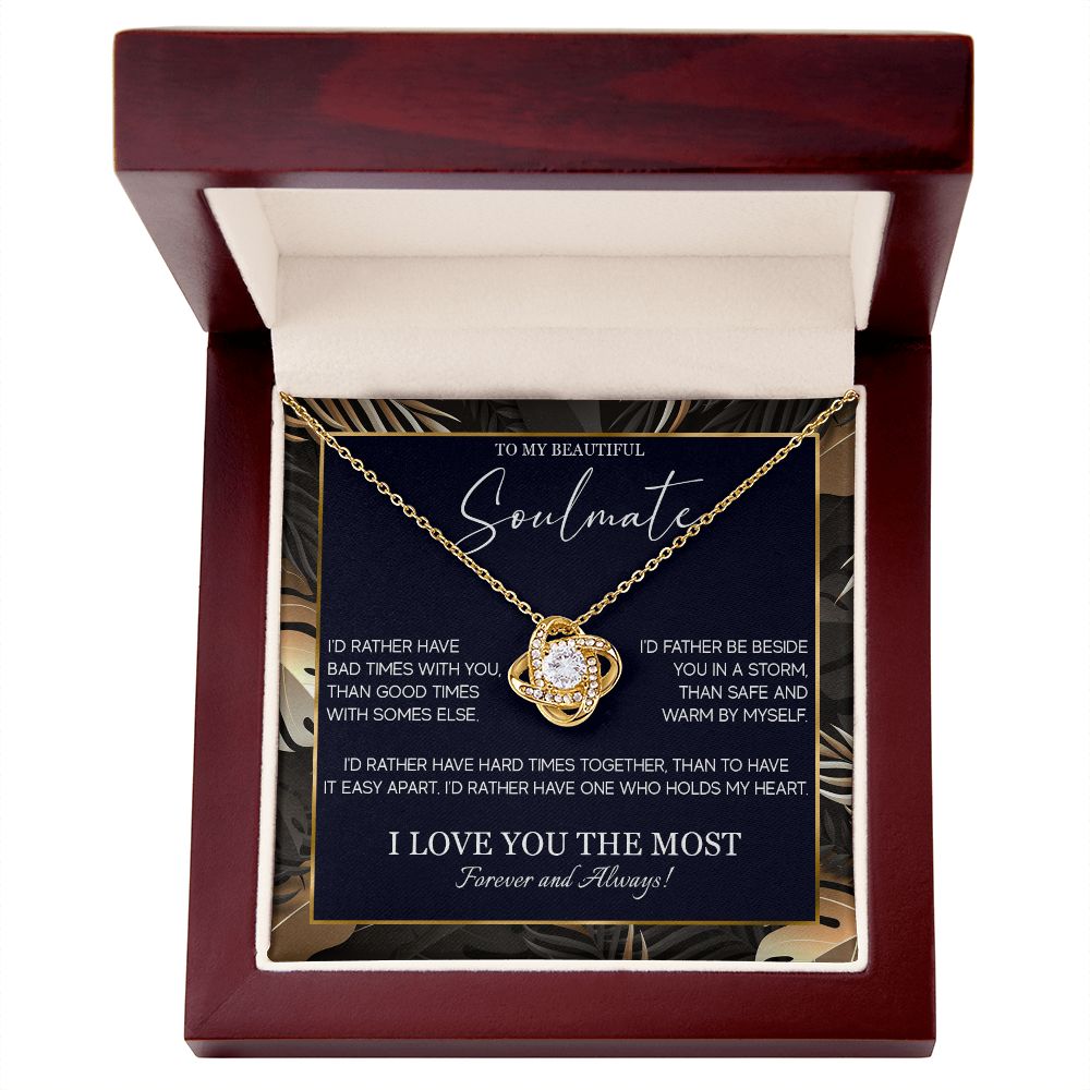 553A Soulmate Necklace, To My Soulmate Necklace, Birthday Gifts for Wife, Girlfriend
