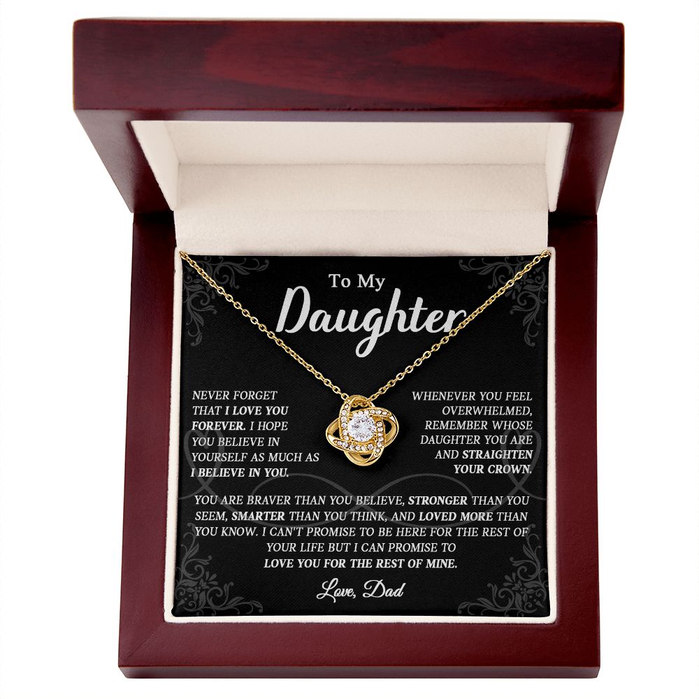 623A To My Daughter Necklace, Christmas Gift For Daughter From Dad, Daughter Necklace