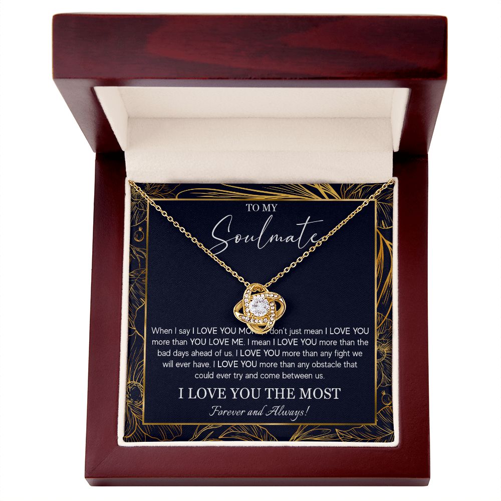 552A To My Soulmate Necklace, Jewelry Gifts For My Wife, Girlfriend, Future Wife Gift