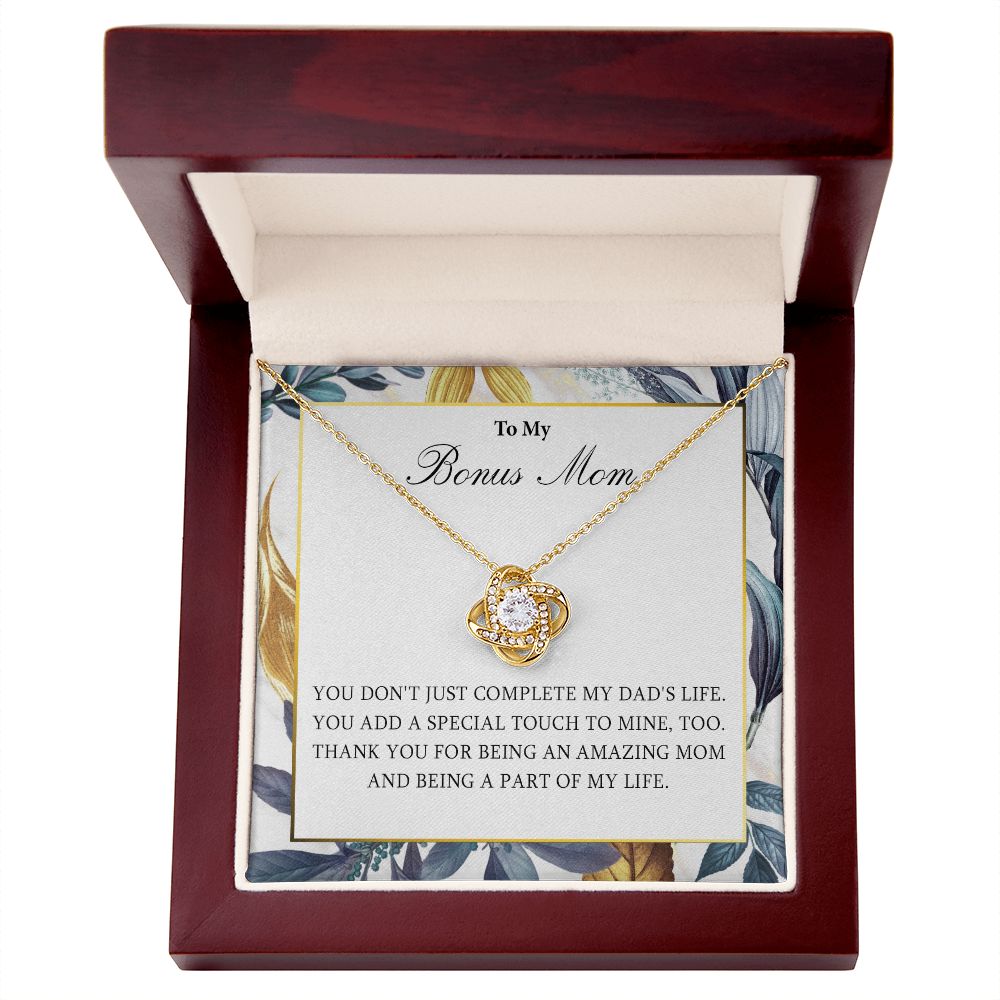551A Necklace Gift for Bonus Mom, To My Bonus Mom Necklace, Mother Necklace, Birthday