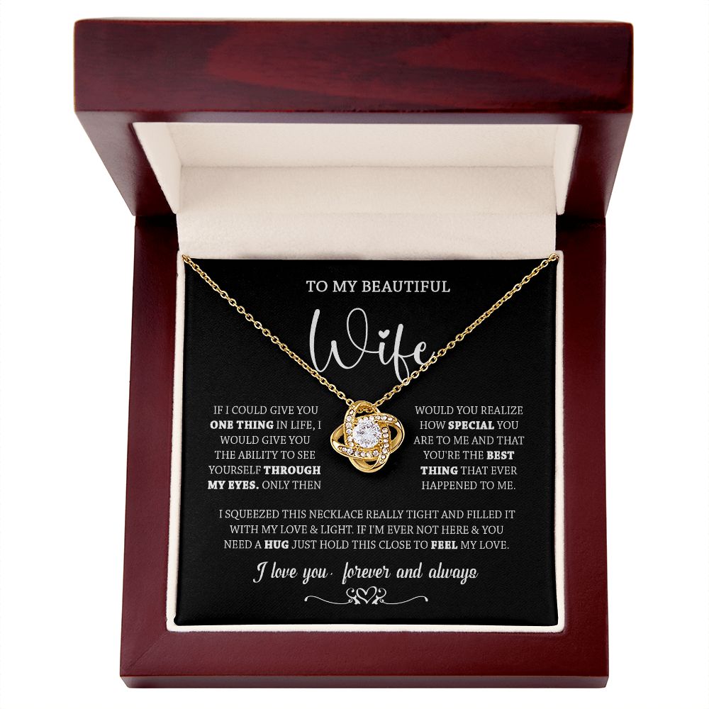 437A To My Wife Necklace, Necklace Gifts For Wife From Husband, Birthday Xmas Gift