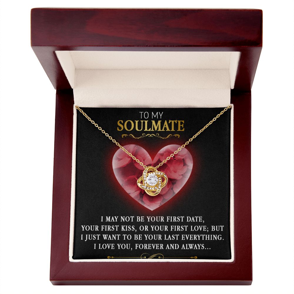 91A To My Soulmate Necklace, Engagement Gift for Future Wife, Xmas - Birthday Gift