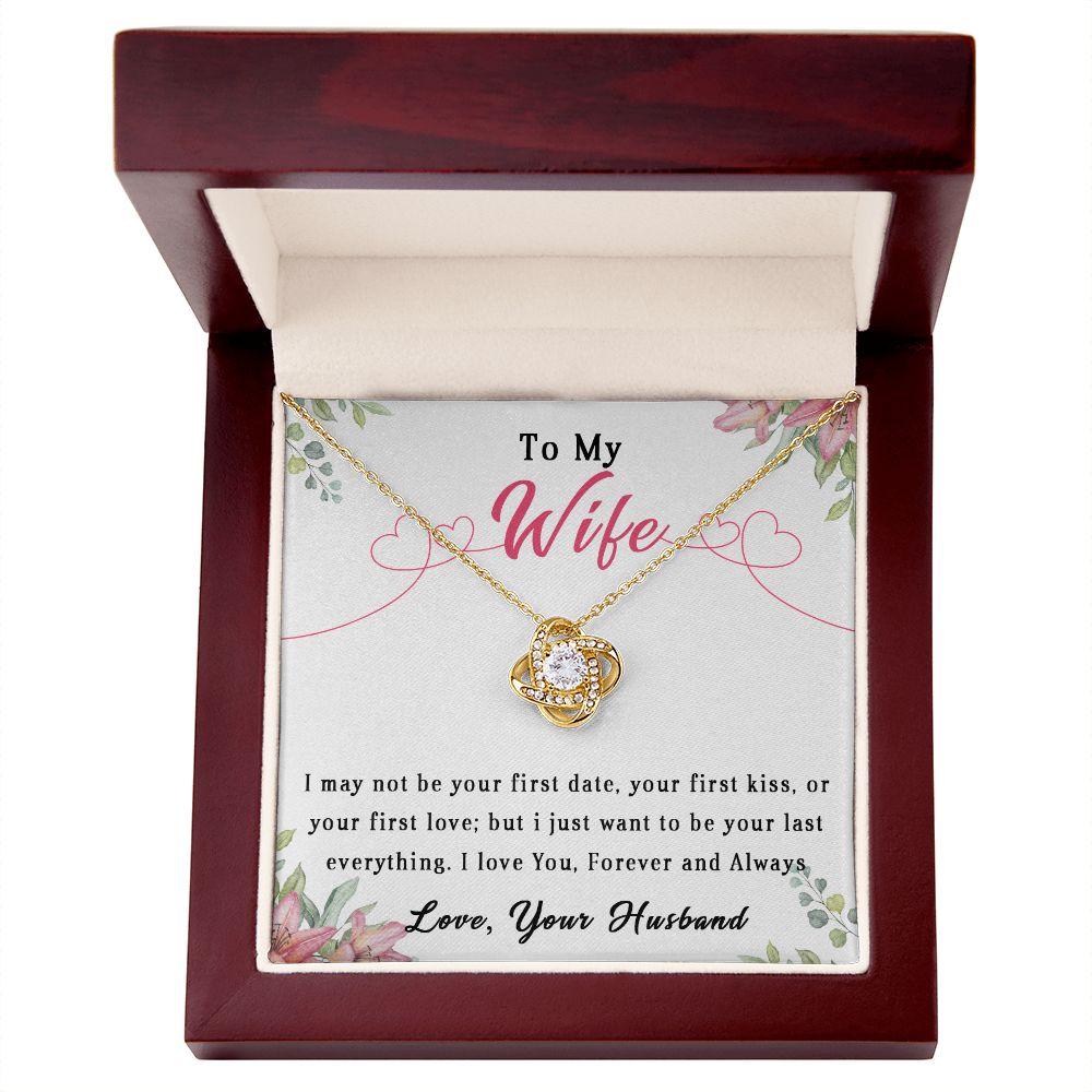 81A To My Wife Necklace, Wife Anniversary Gift From Husband, Necklace Gift Birthday