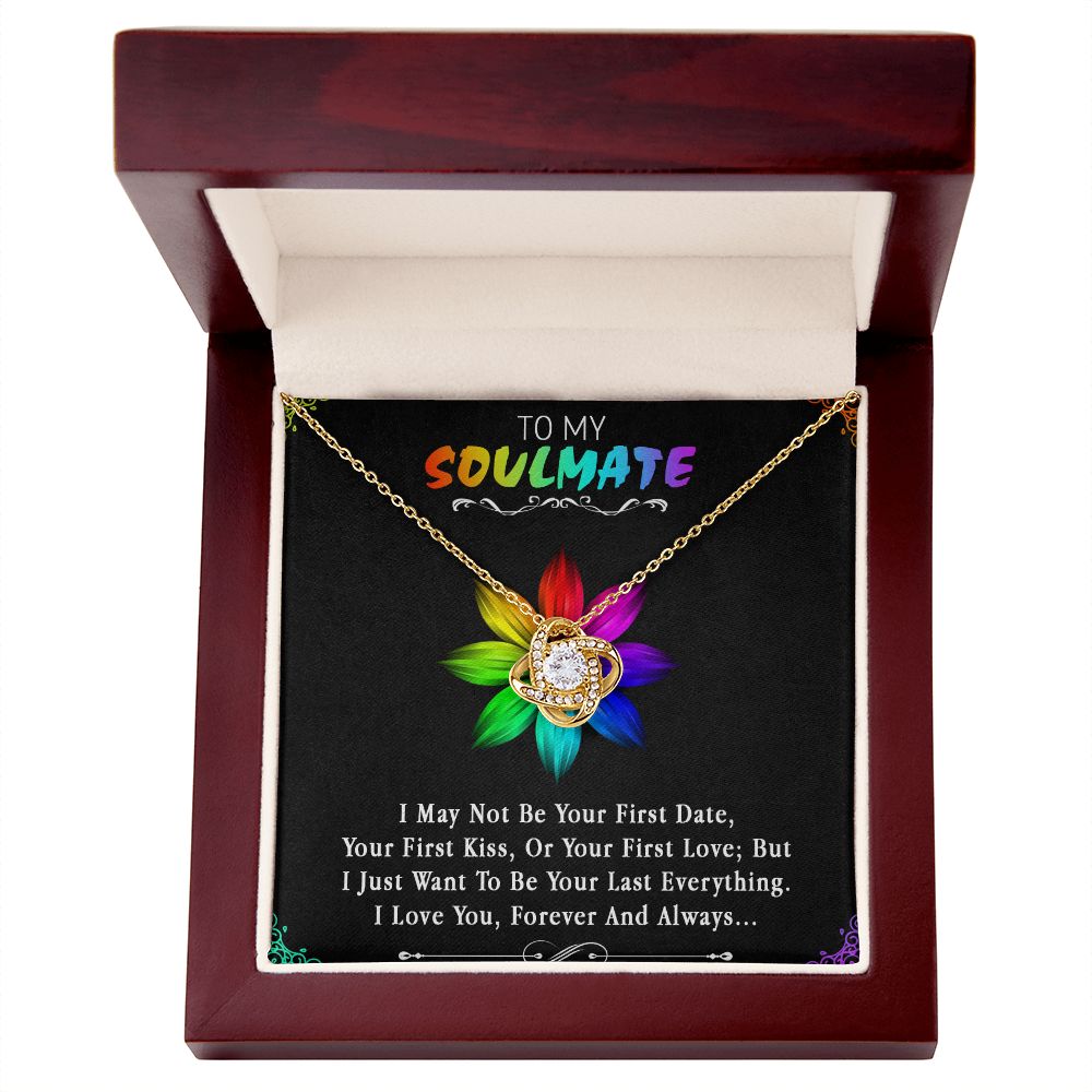 96A To My Soulmate Necklace, Birthday Gift For Girlfriend, Anniversary Xmas Gift