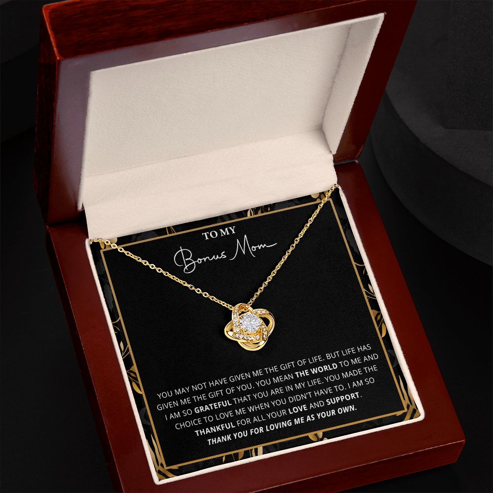 588A Bonus Mom Gift for Step Mother, Bonus Mom Necklace, Birthday Gift for Stepmom