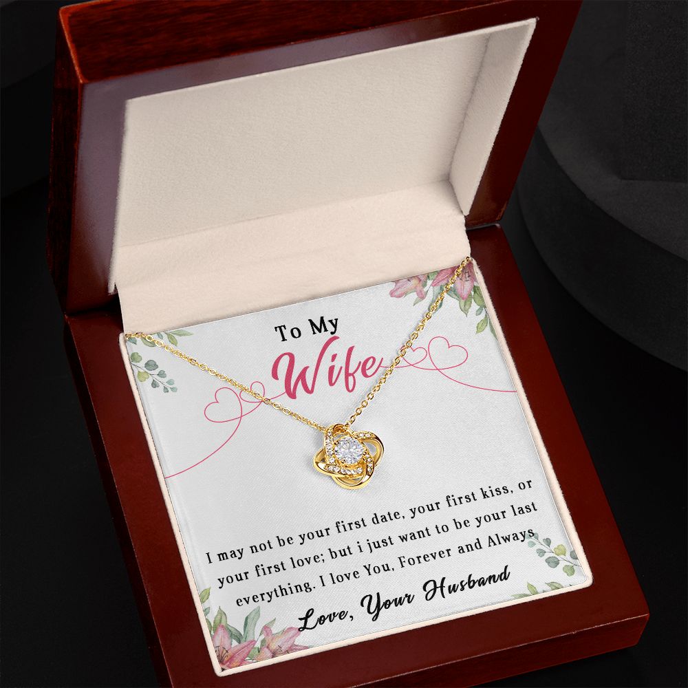 81A To My Wife Necklace, Wife Anniversary Gift From Husband, Necklace Gift Birthday