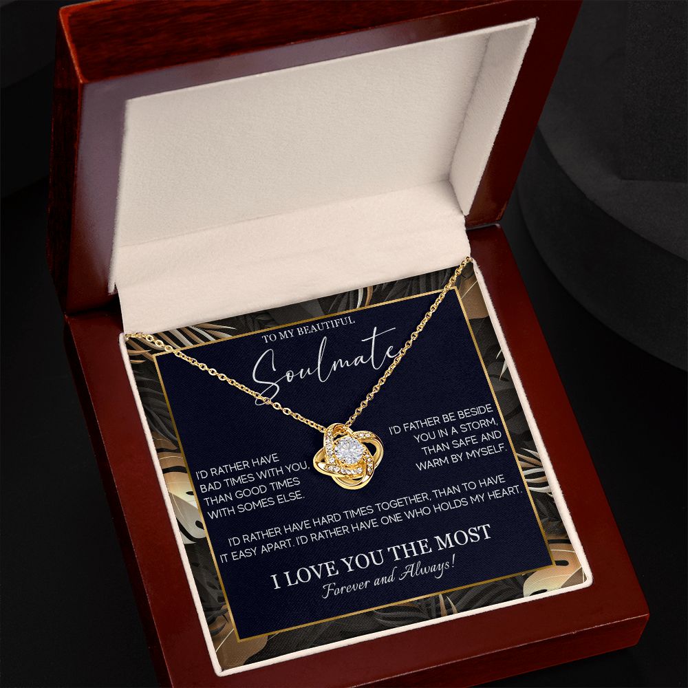 553A Soulmate Necklace, To My Soulmate Necklace, Birthday Gifts for Wife, Girlfriend