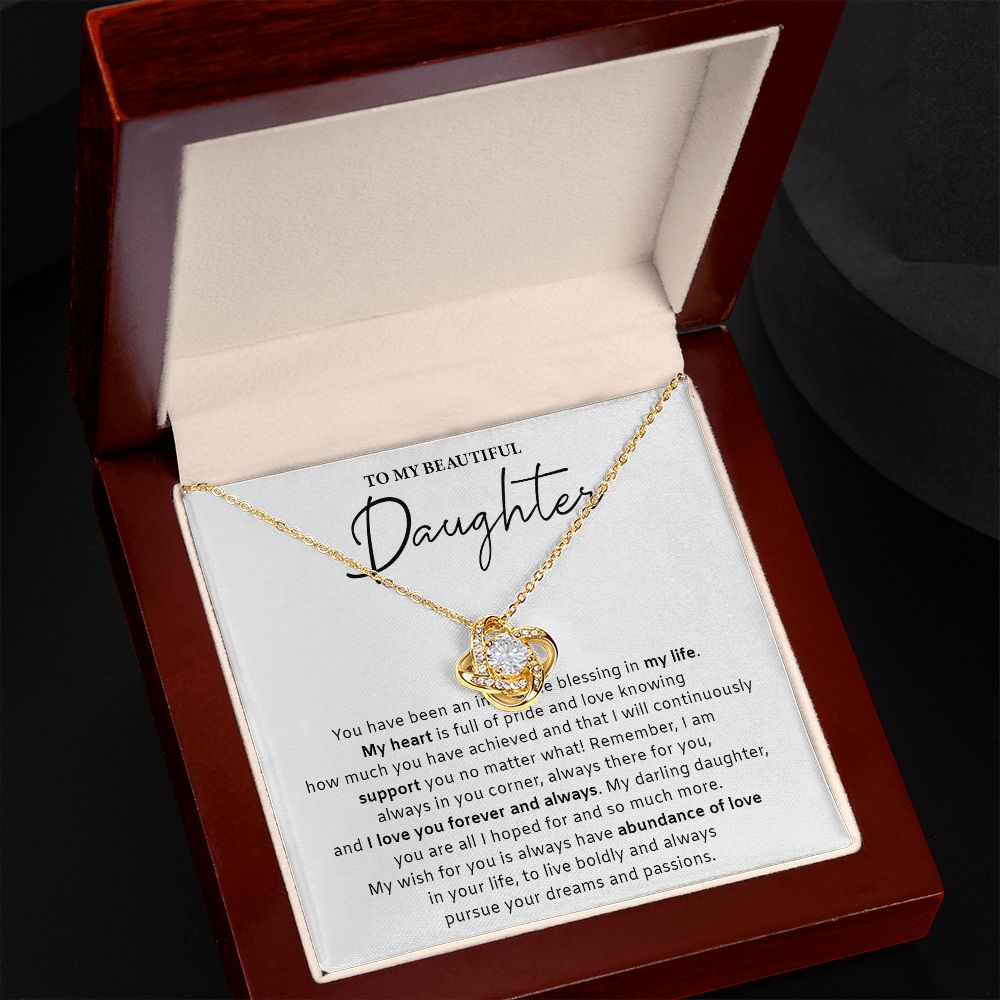 533A Daughter Gift from Mom Dad, Daughter Necklace Gift, Birthday Gift, Xmas Gifts