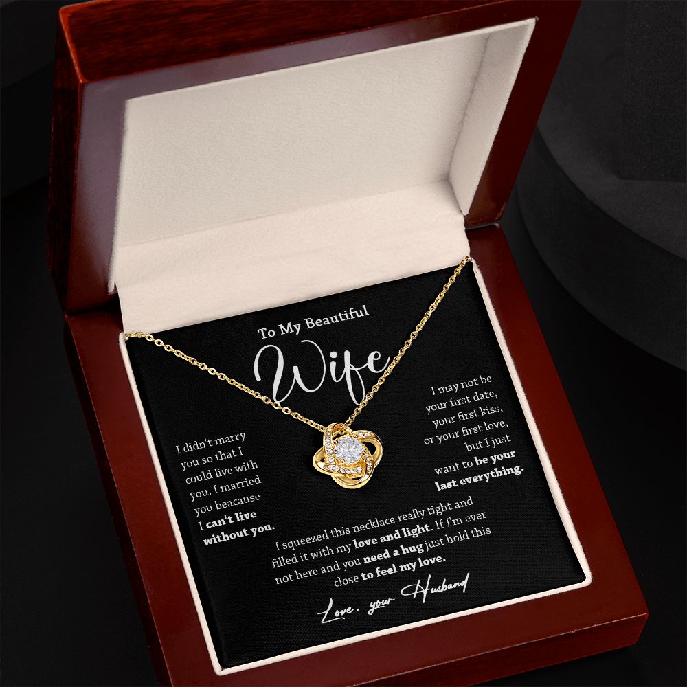 452A To My Wife Necklace, Valentine Gift For Her, Gift For Soulmate, Gift For Her