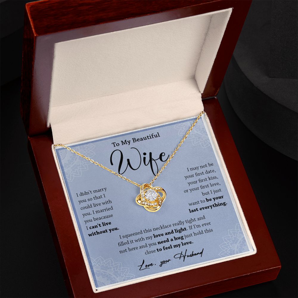 472A To My Wife Necklace, Necklace Gifts For Wife From Husband, Gift For Soulmate