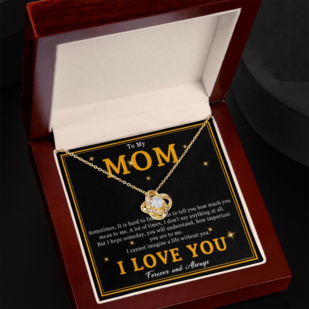 508A To My Mom Necklace, Mother Gift From Son Daughter, Birthday Gift for Mom, Mama
