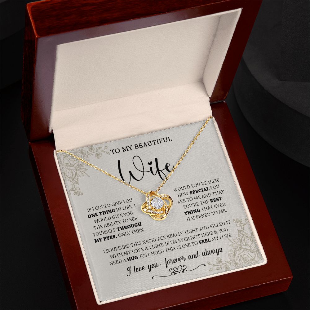 438A To My Wife Necklace, Gifts For Wife, Love Necklace Gifts For Wife From Husband