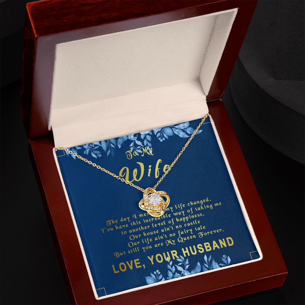 77A To My Wife Necklace, Gift For Wife, Anniversary Gift For Wife, Gift Birthday