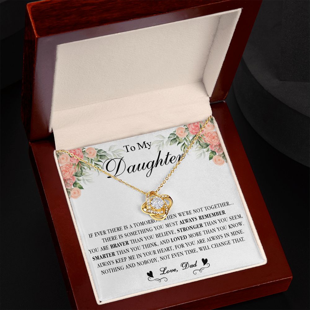 538A Gift For Daughter From Dad, To My Daughter Necklace, Daughter Father Necklace