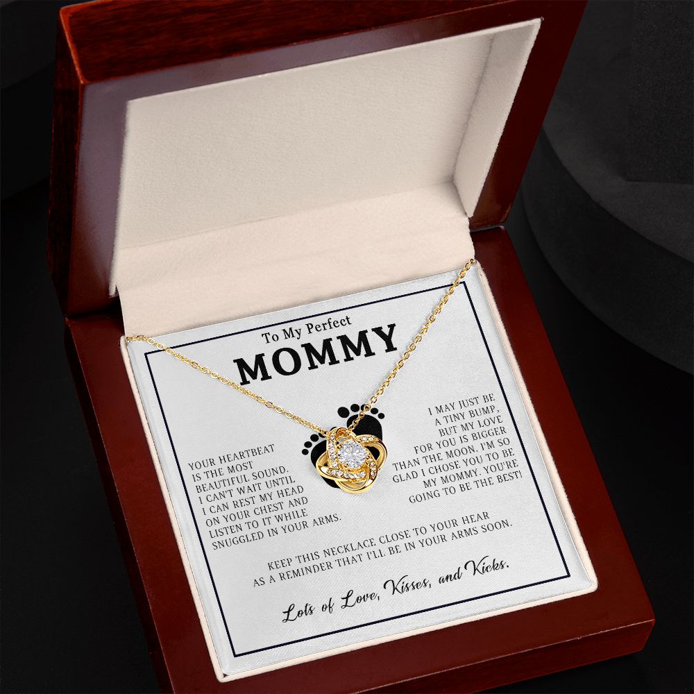 579A New Mom Necklace, Gift from Baby Bump, Baby Shower Party Gifts, Mother Necklace