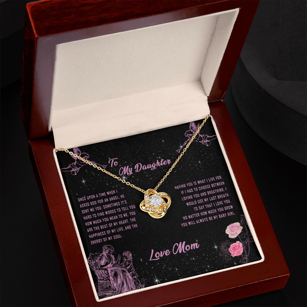 101A To My Daughter Necklace, Gift for Daughter from Mom, Daughter Necklace Gift