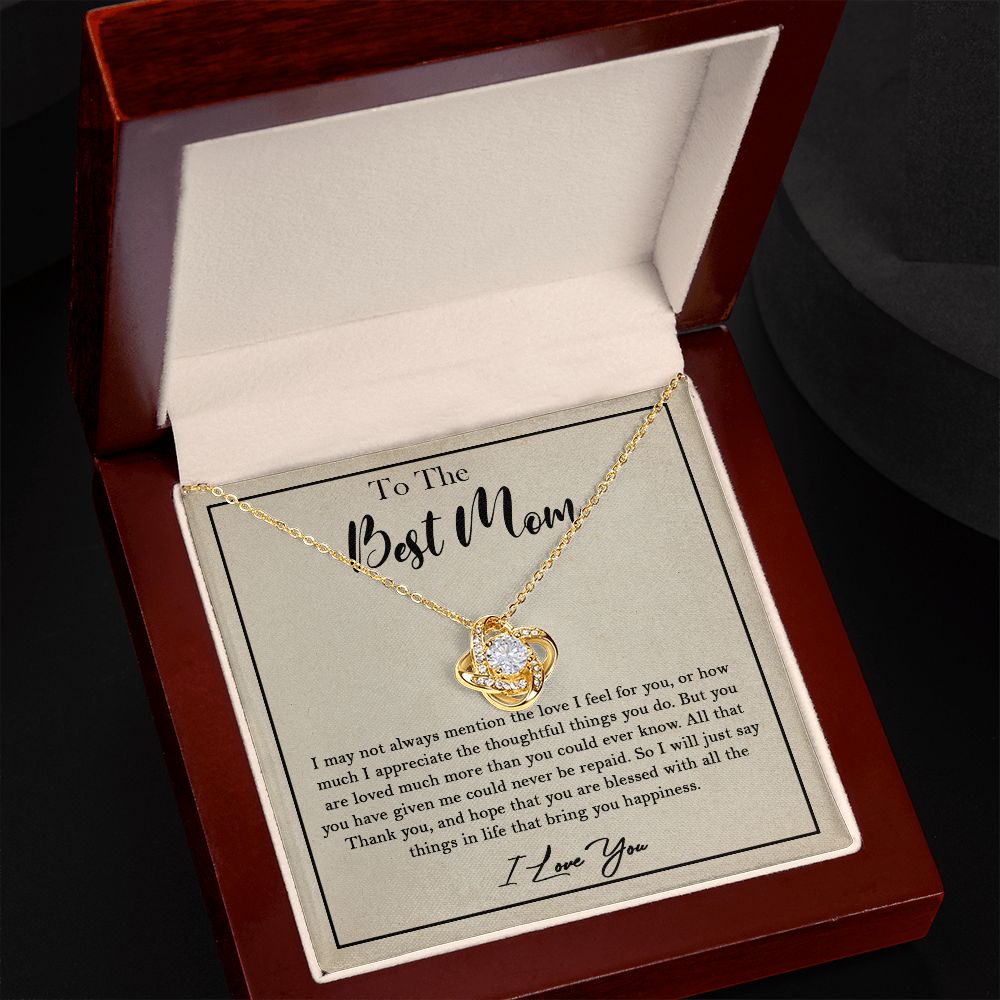 435A To My Best Mom Necklace, Birthday Xmas Gift, Gift For Mom from Son or Daughter