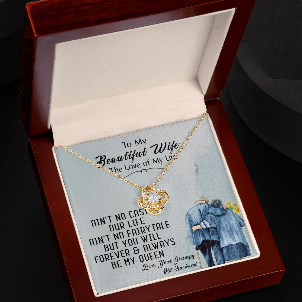 94A To My Beautiful Wife Necklace, Wife Necklace Gift from Husband, Gift Birthday