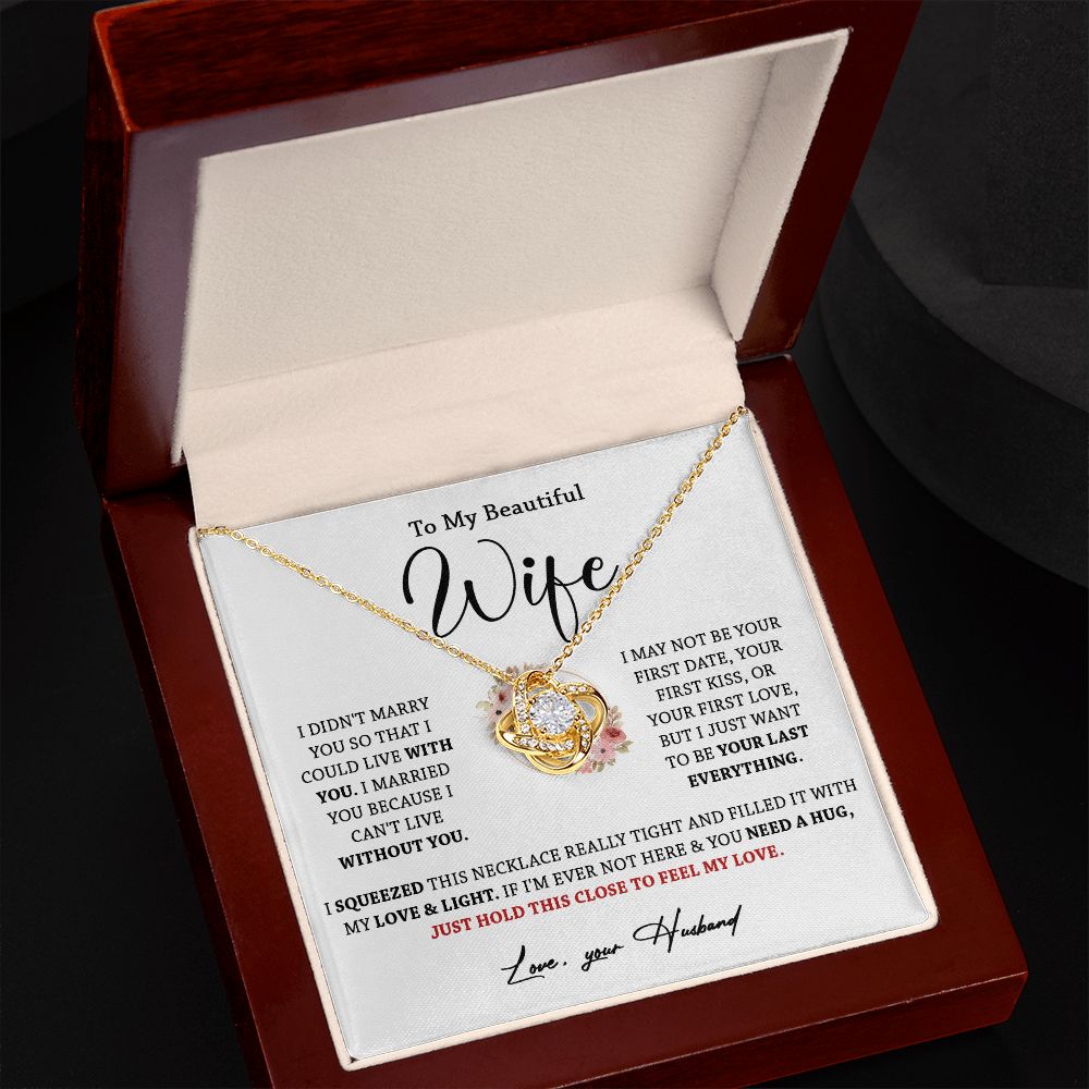 612A To My Wife Necklace, Gift For Wife, Valentines Gift For Wife, Necklace For Wife