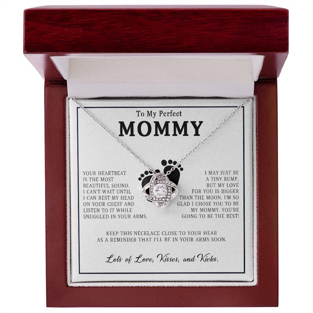 579A New Mom Necklace, Gift from Baby Bump, Baby Shower Party Gifts, Mother Necklace