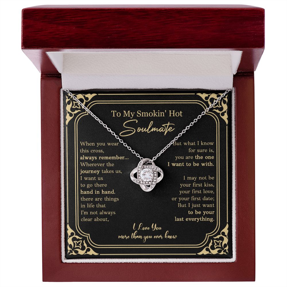 430A To My Soulmate Necklace Engagement Anniversary Gift for Her Birthday