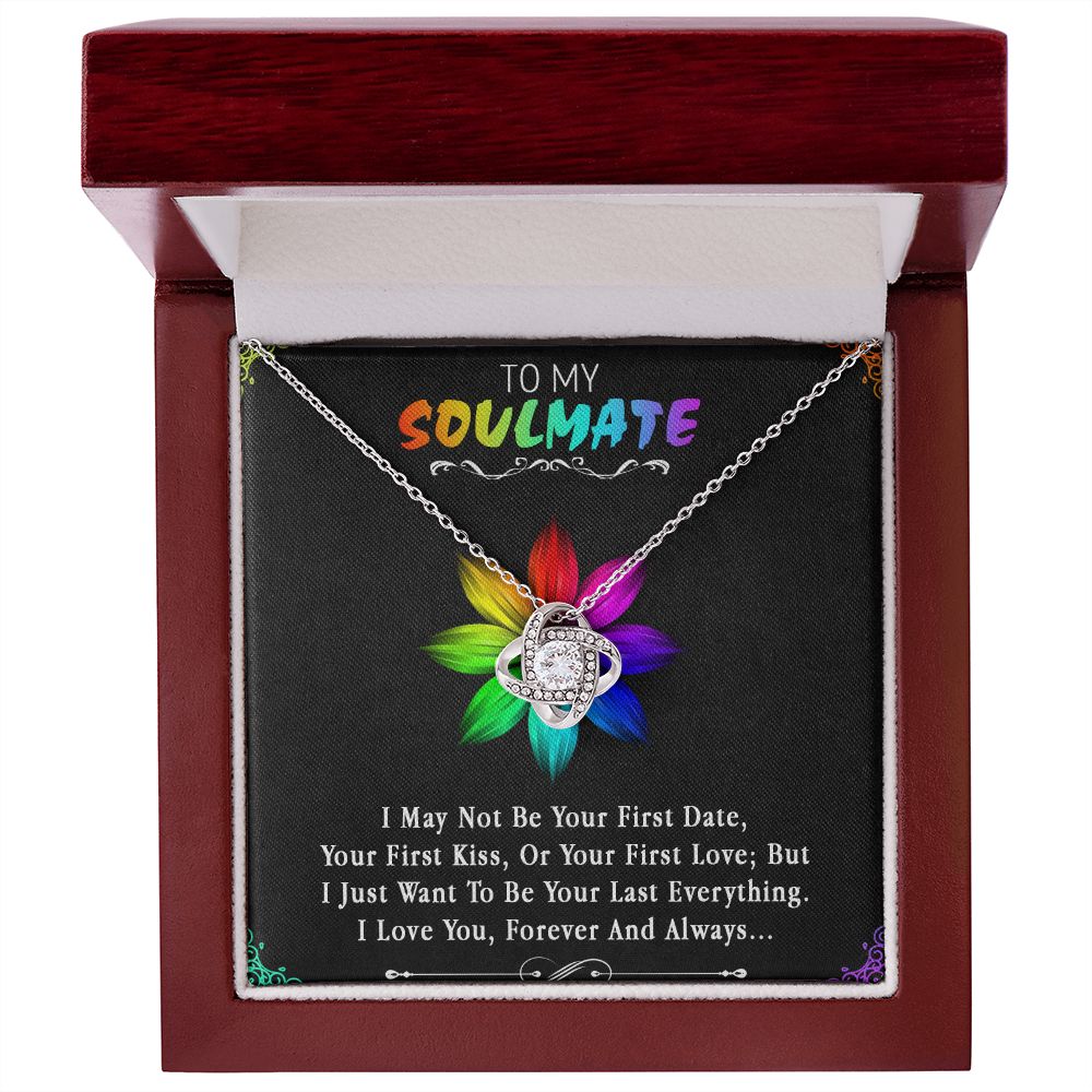 96A To My Soulmate Necklace, Birthday Gift For Girlfriend, Anniversary Xmas Gift