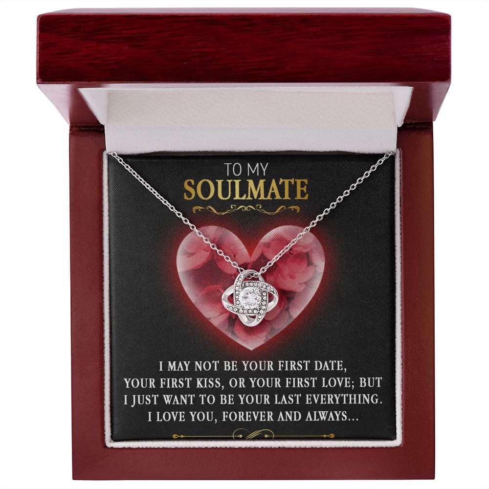 91A To My Soulmate Necklace, Engagement Gift for Future Wife, Xmas - Birthday Gift
