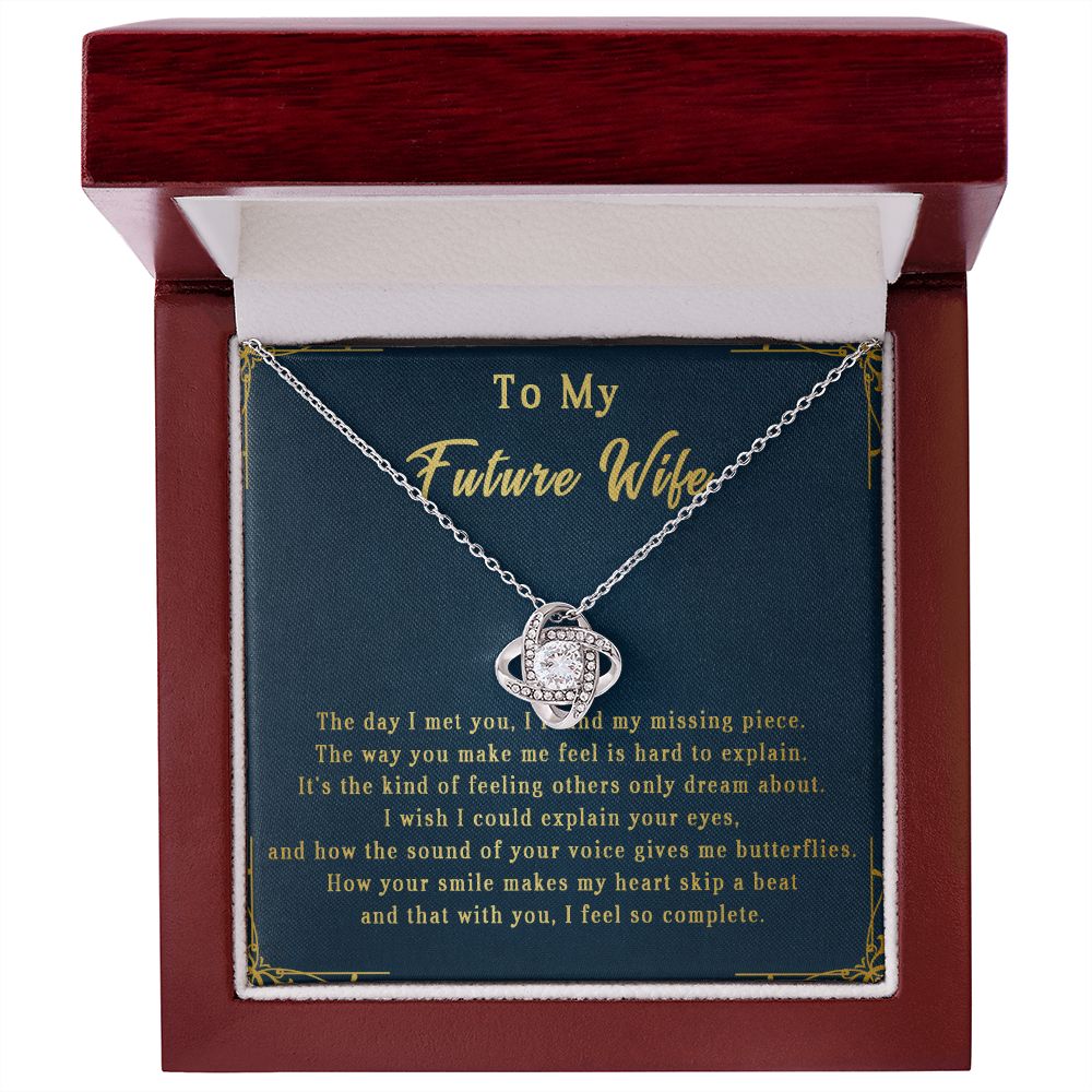 80A To My Future Wife Necklace, Gift For Wife, Anniversary Gift, Birthday Gift