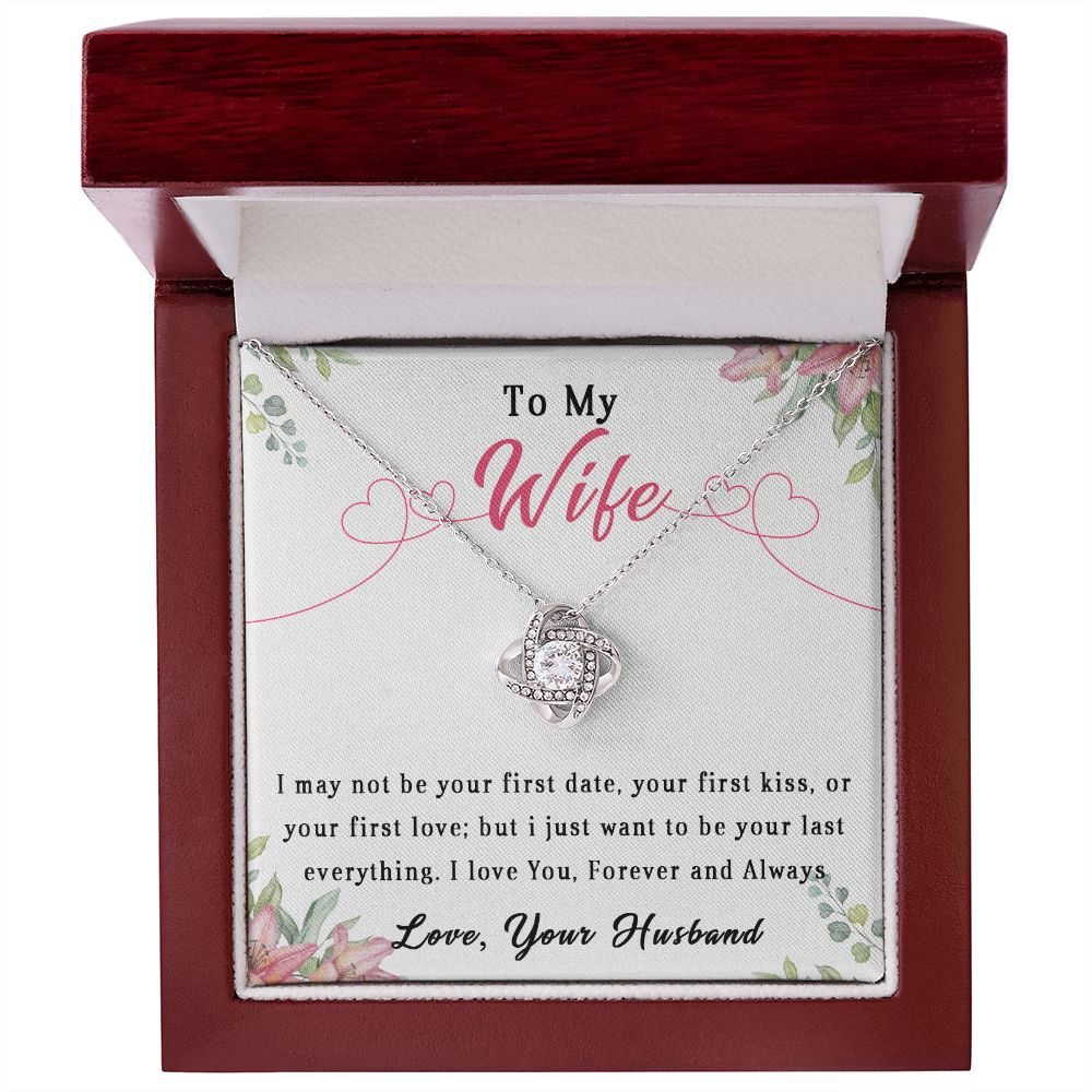 81A To My Wife Necklace, Wife Anniversary Gift From Husband, Necklace Gift Birthday