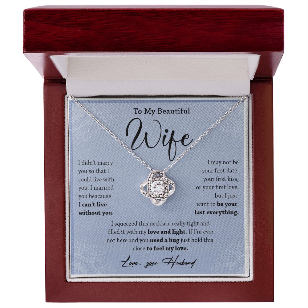 472A To My Wife Necklace, Necklace Gifts For Wife From Husband, Gift For Soulmate