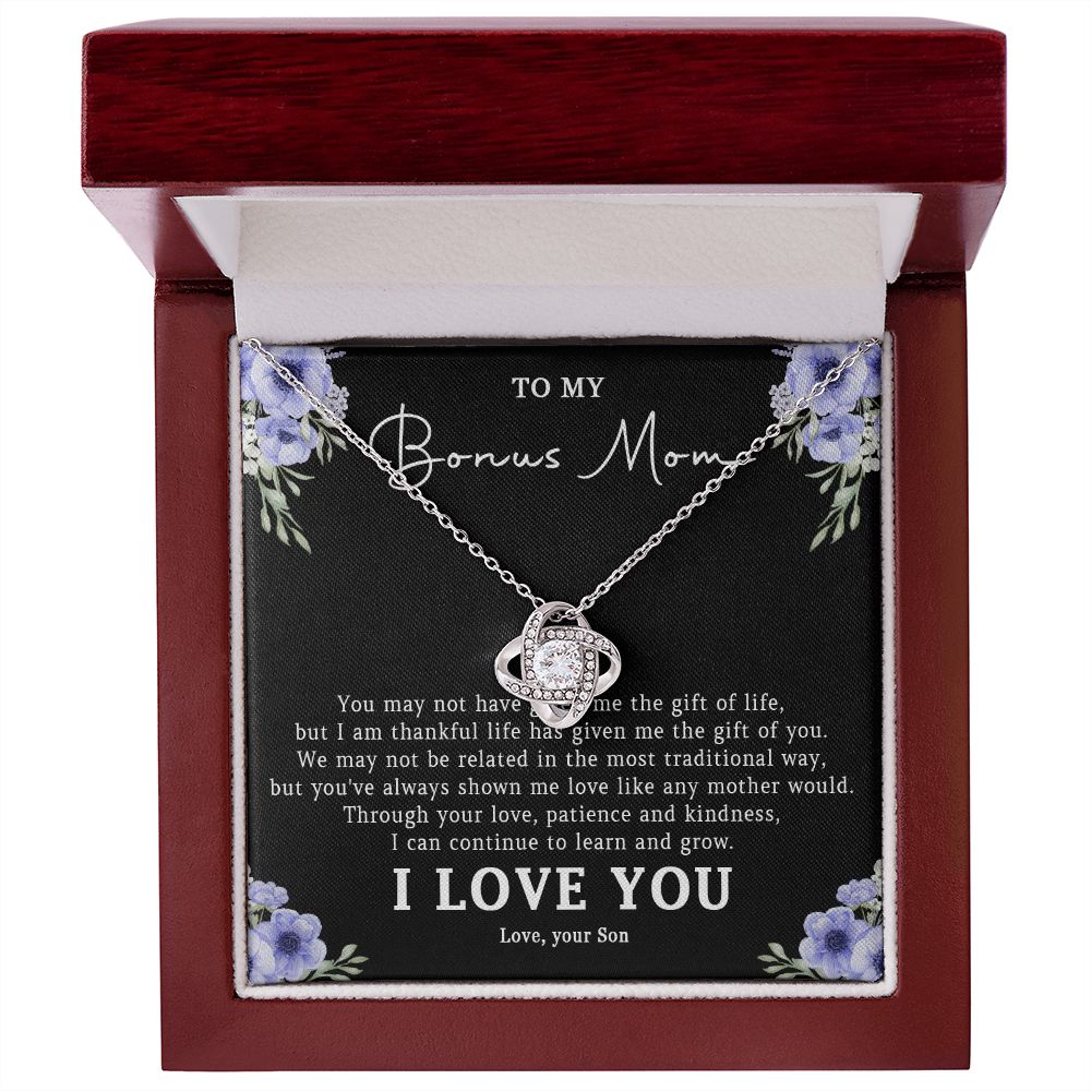 523A Step Mom Gift, Bonus Mom Necklace, Stepmom Necklace, Mom Birthday Gift from Son