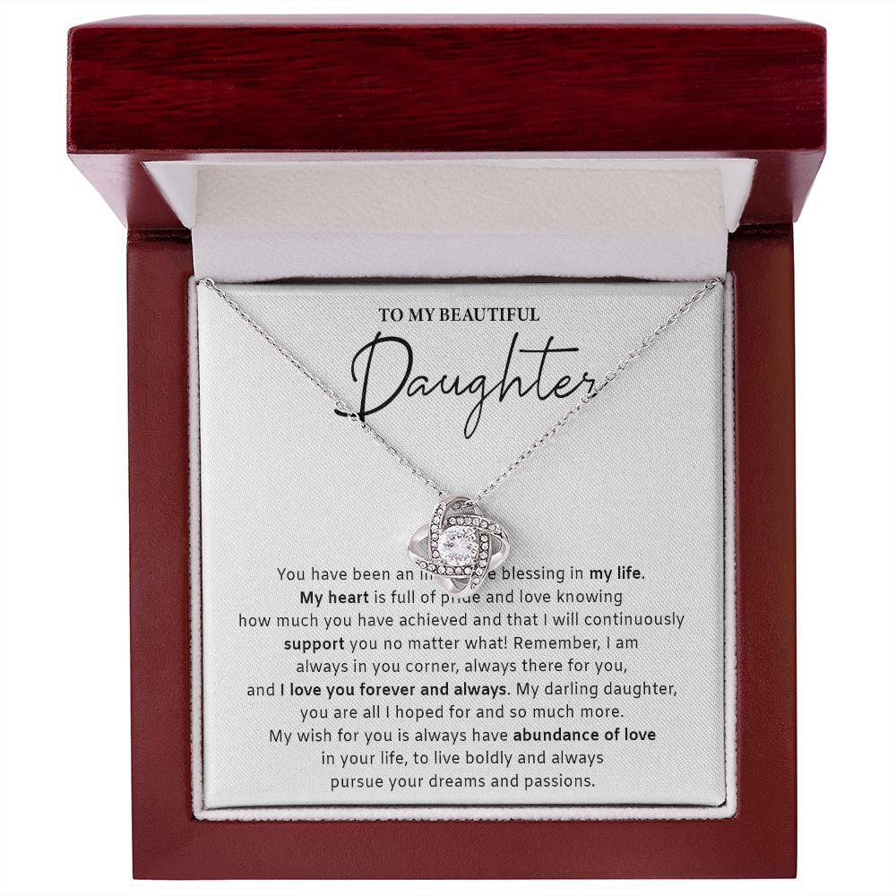 533A Daughter Gift from Mom Dad, Daughter Necklace Gift, Birthday Gift, Xmas Gifts