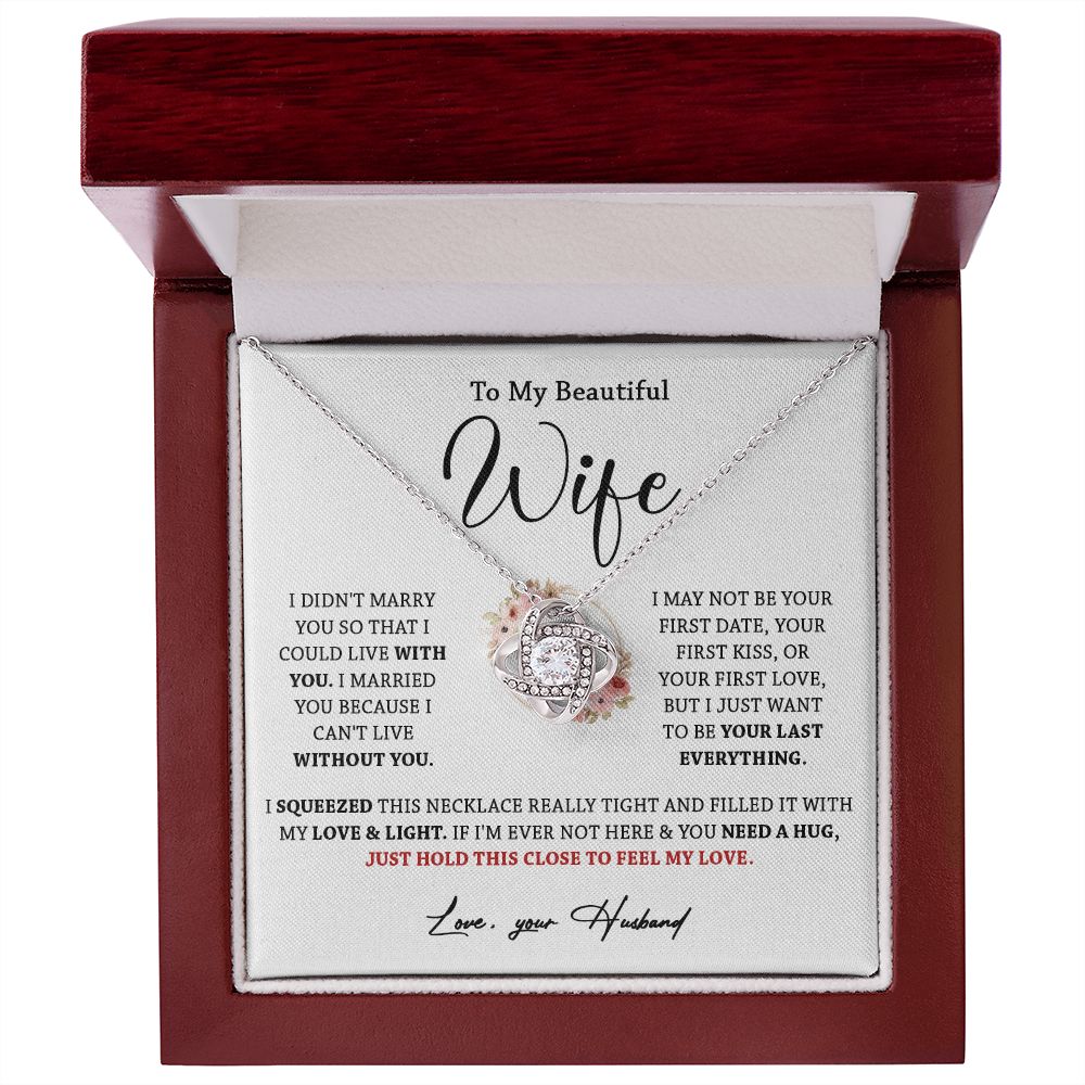 612A To My Wife Necklace, Gift For Wife, Valentines Gift For Wife, Necklace For Wife