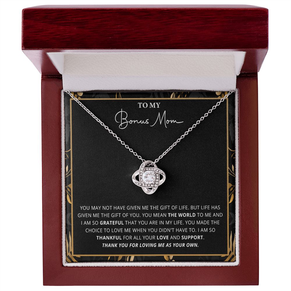 588A Bonus Mom Gift for Step Mother, Bonus Mom Necklace, Birthday Gift for Stepmom