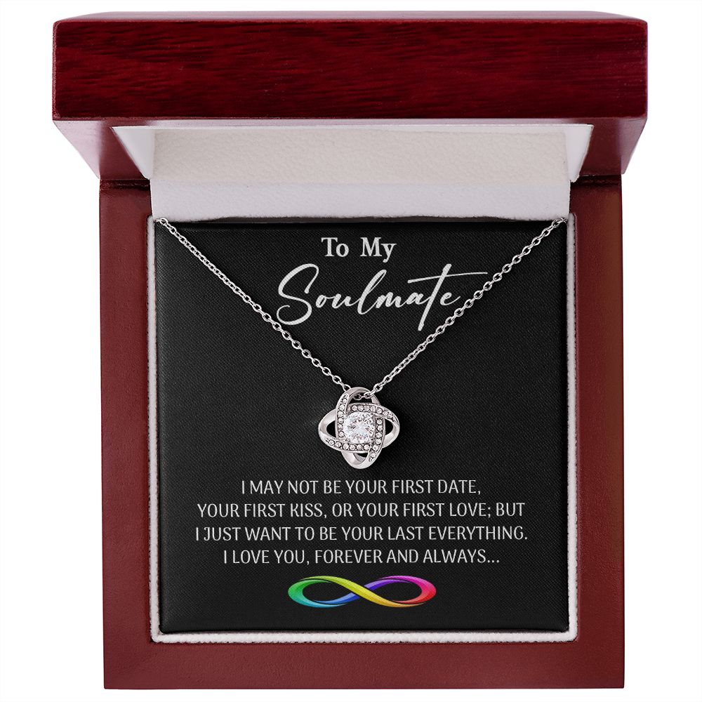 471A To My Soulmate Necklace, Gift for Wife, Girlfriend, Anniversary Gift, Xmas Gift