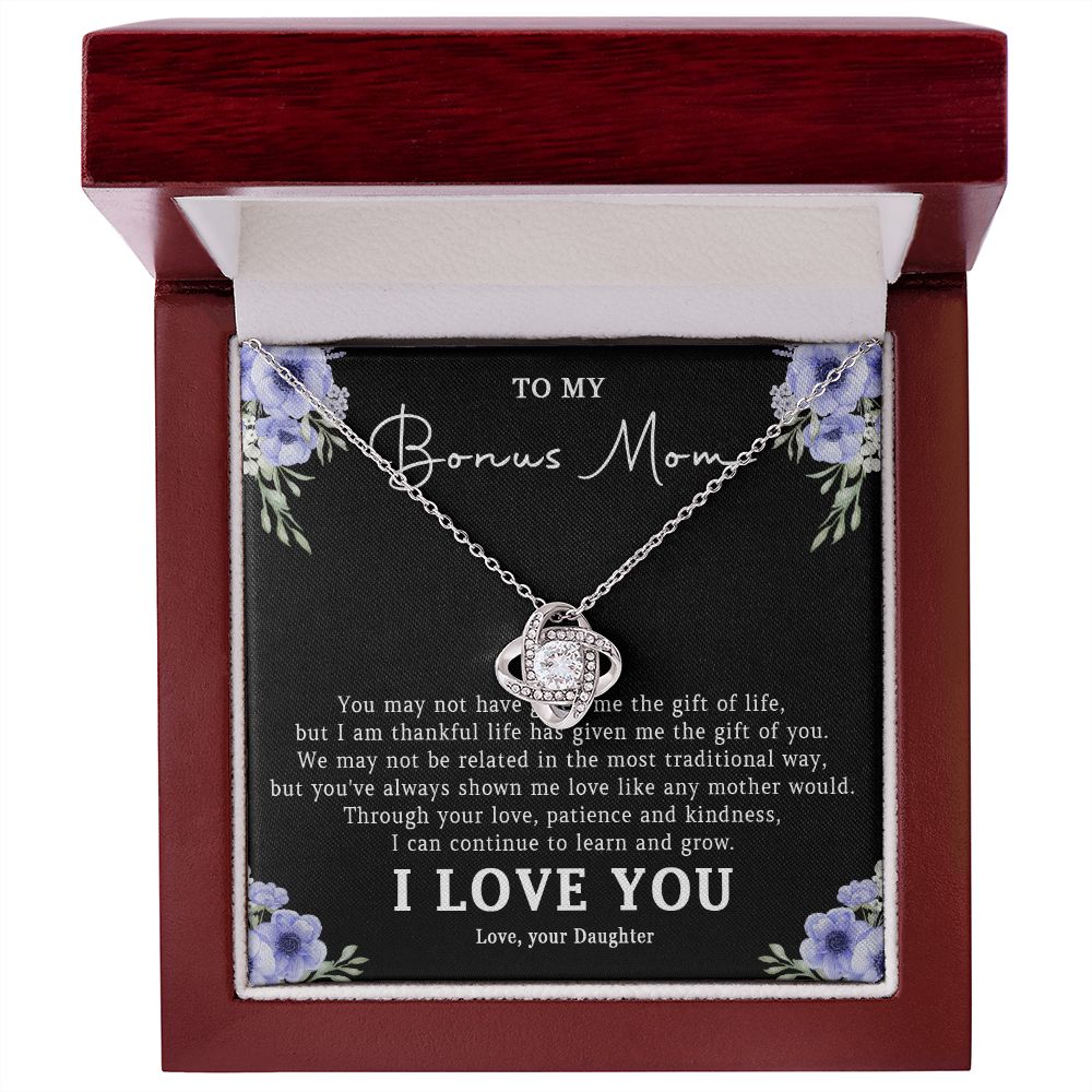 522A Step Mom Gift, Bonus Mom Necklace, Stepmom Necklace Birthday Gift from Daughter