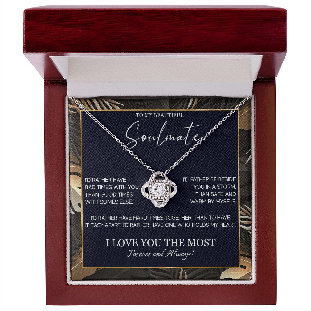 553A Soulmate Necklace, To My Soulmate Necklace, Birthday Gifts for Wife, Girlfriend