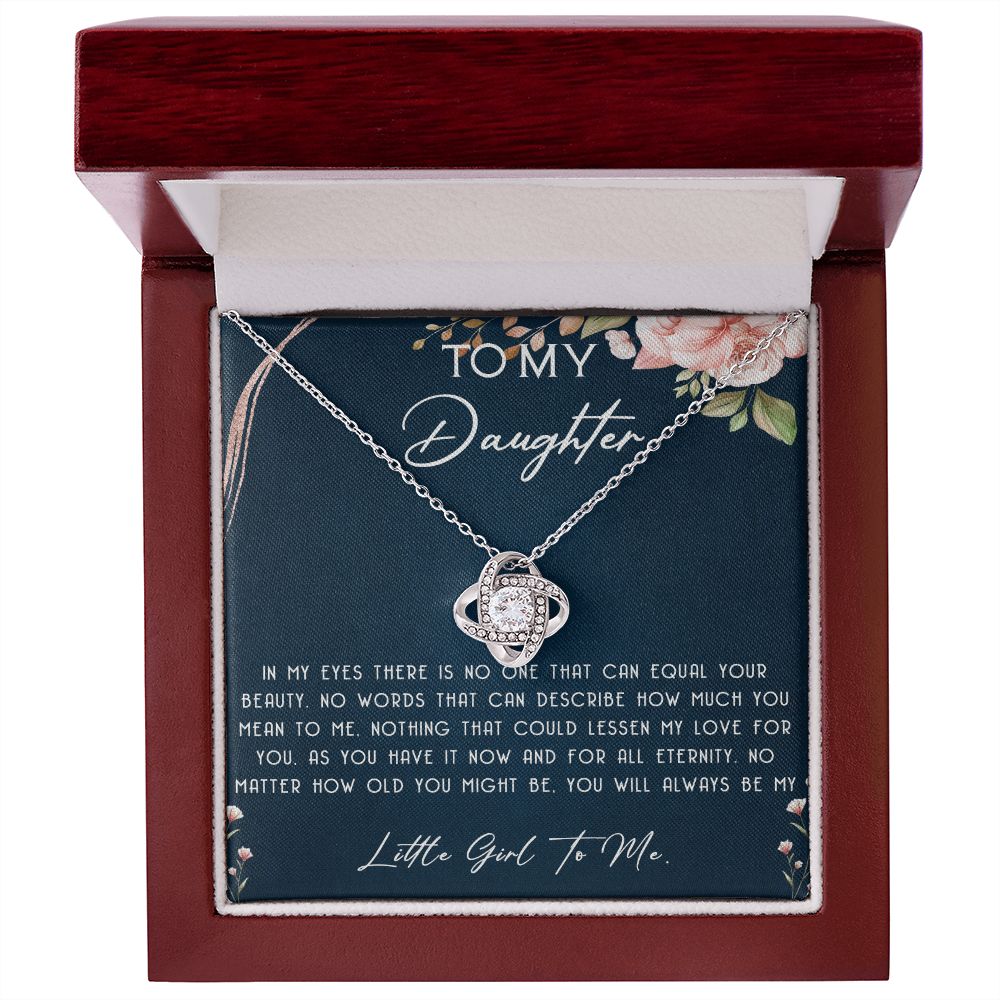 115A To My Daughter Necklace, Daughter Necklace, Mother To Daughter Gift Birthday